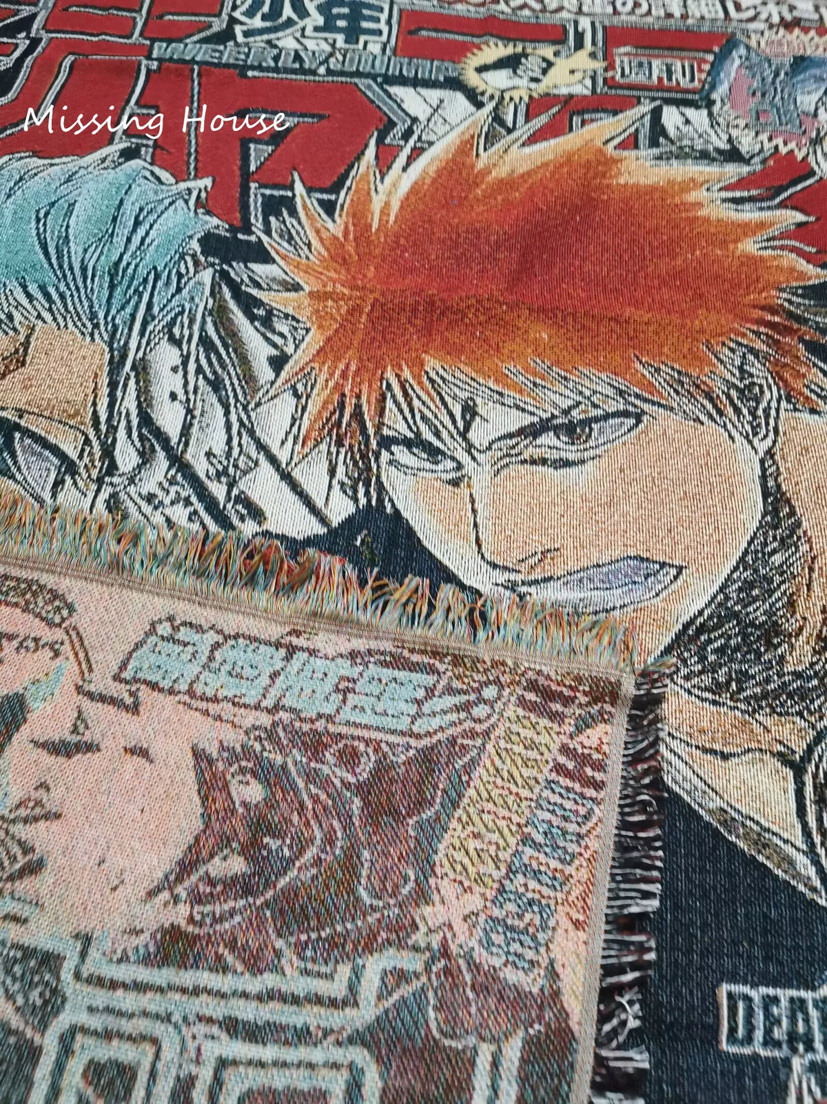 Anime Handwoven Tapestry Throw Blanket