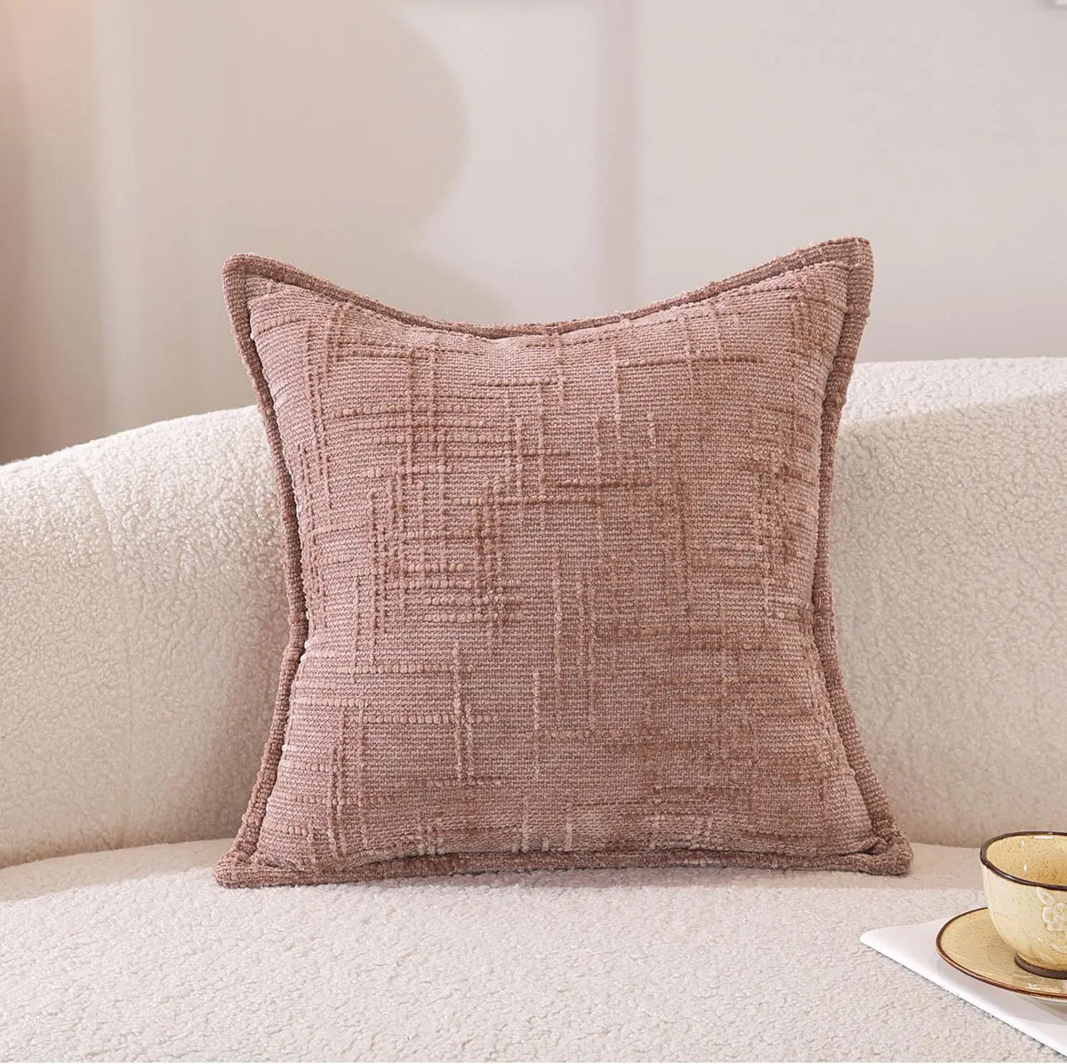 Soft Solid Colour Cushion Cover, 45x45cm