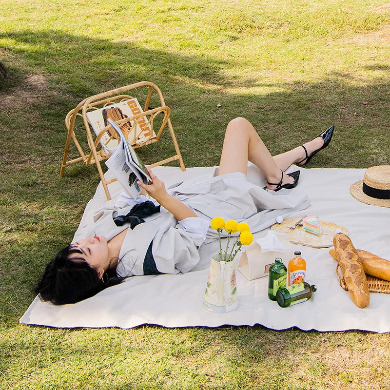 Portable Canvas Picnic Blanket