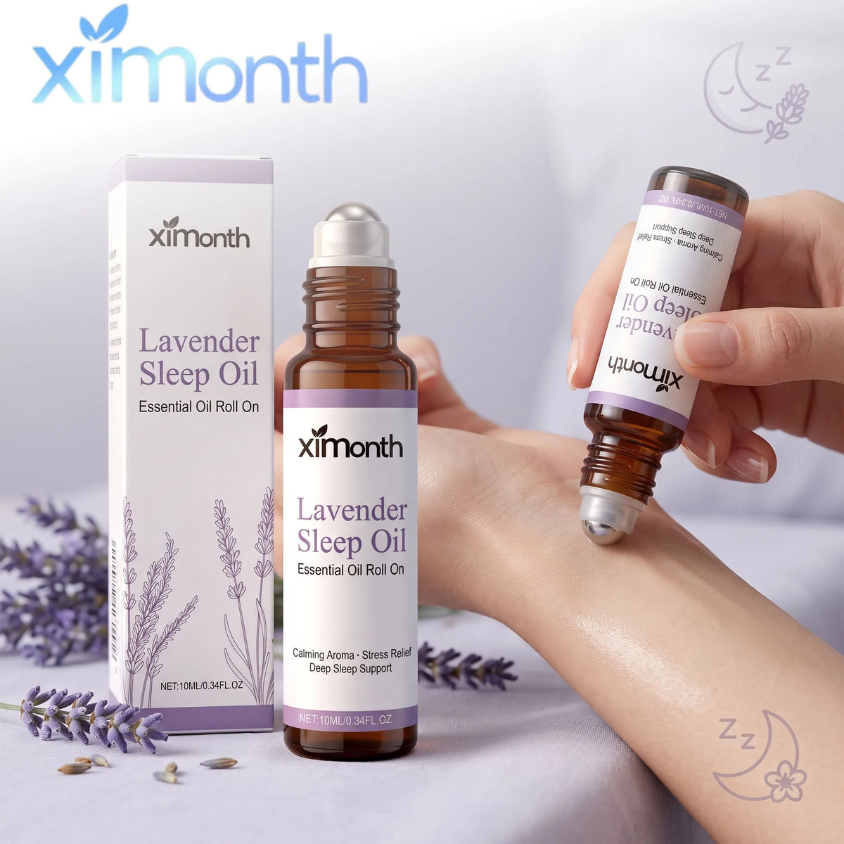Organic Lavender Roll-On Oil, 10ml