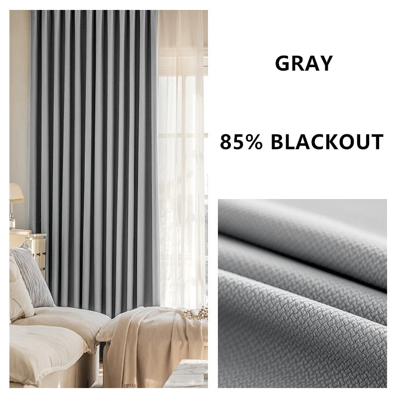 Double-Sided Jacquard Room Darkening Curtain