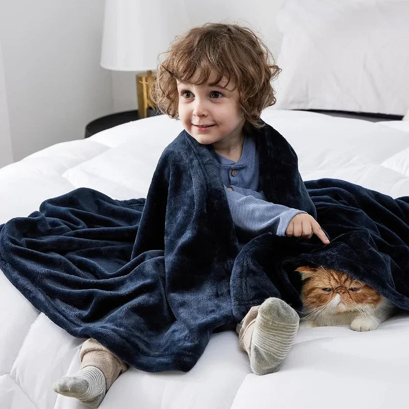 Ultra-Soft Flannel Fleece Throw Blanket