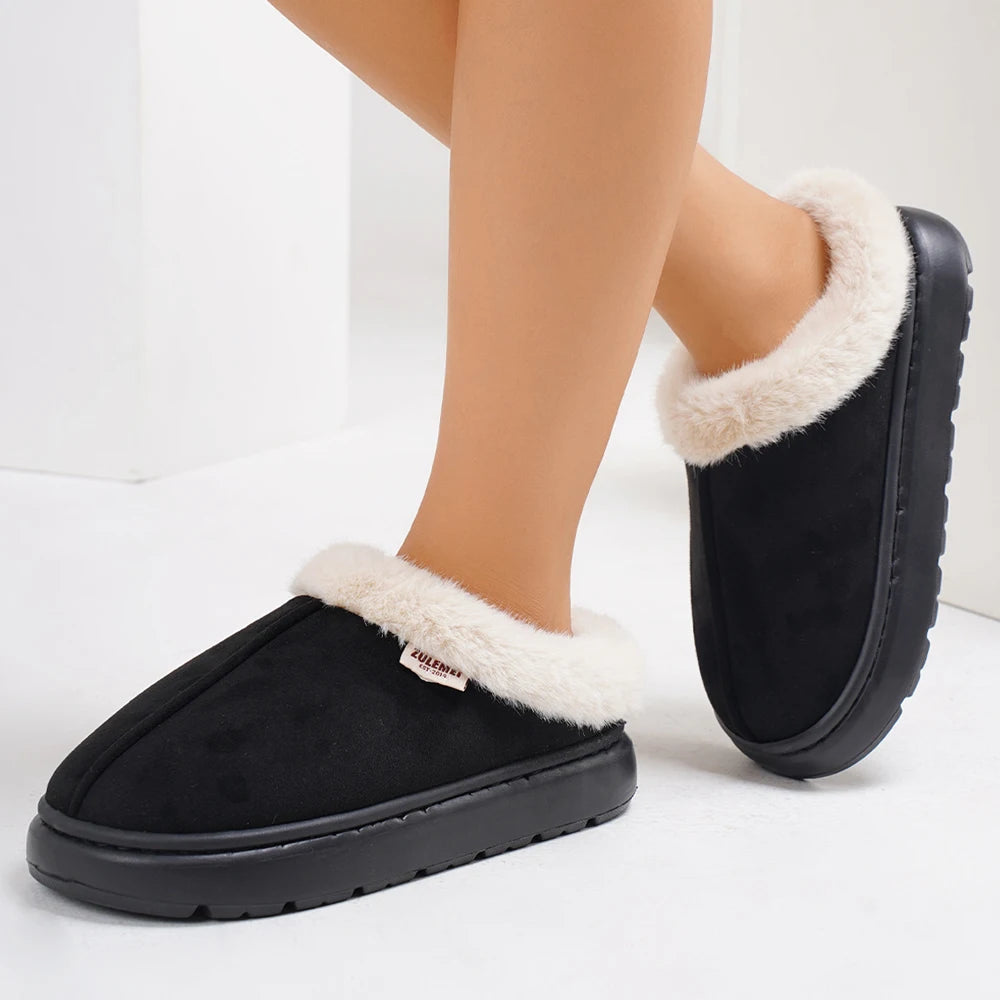 Cloud Platform Plush Slippers