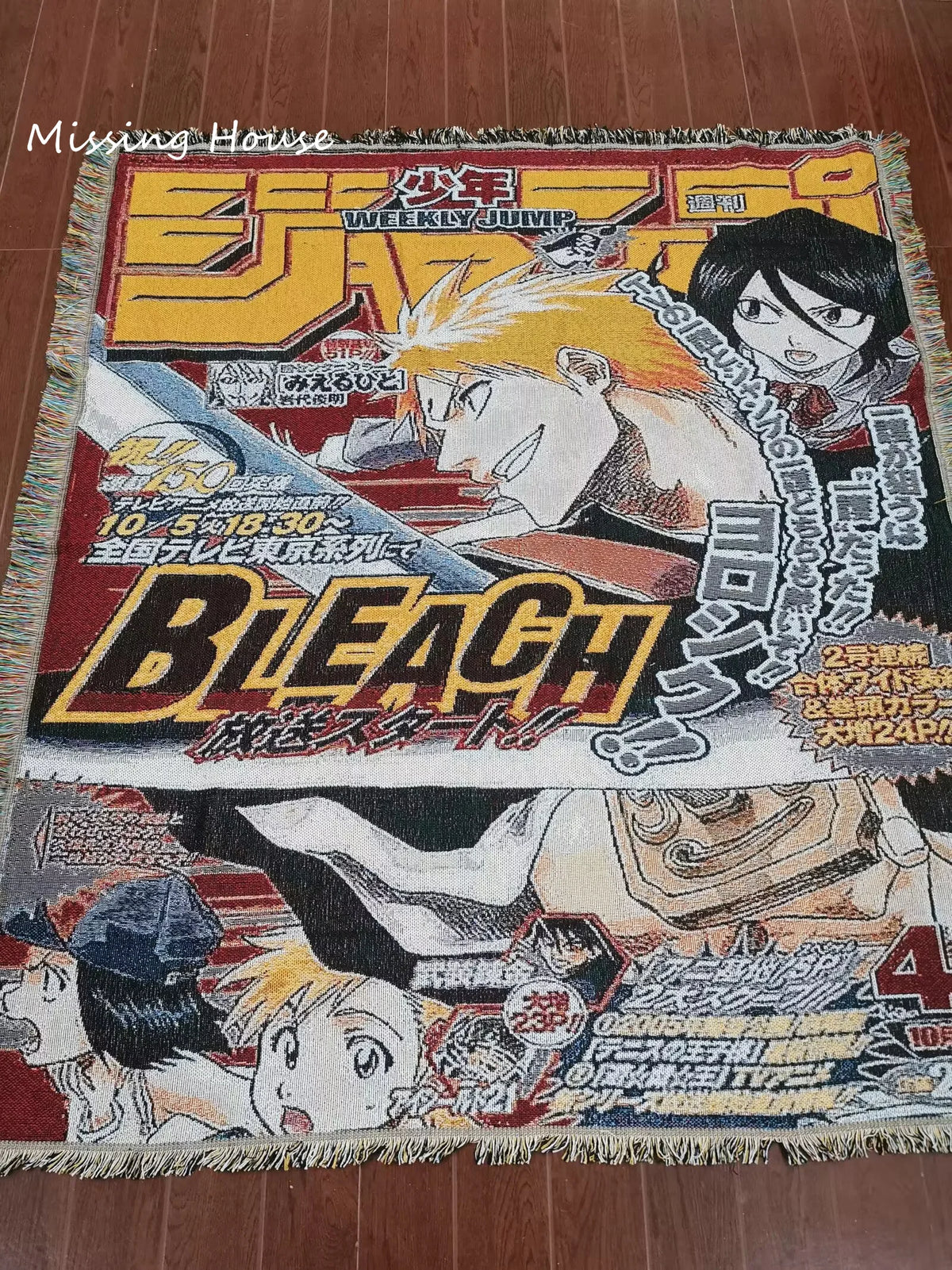 Anime Handwoven Tapestry Throw Blanket