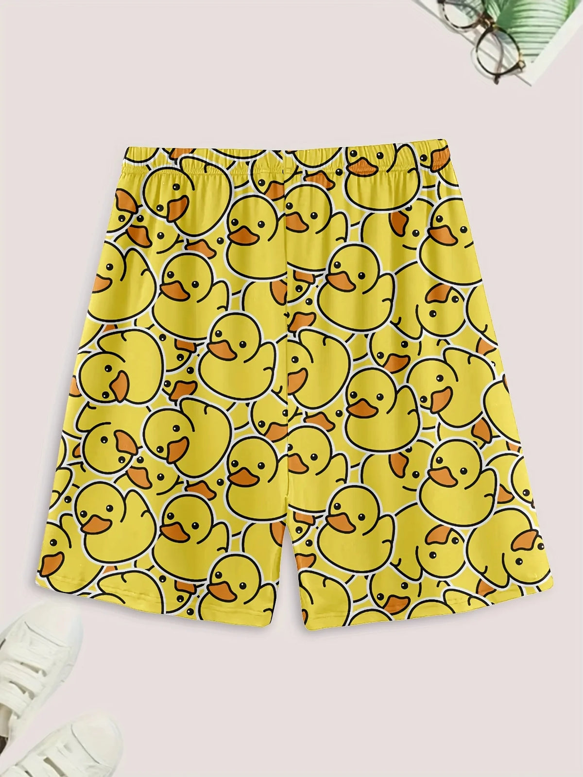 Duck Print Knit Pajama Set