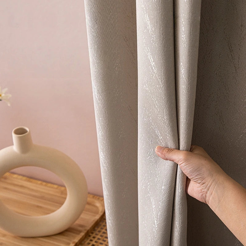 Custom Made Solid Blackout Curtain Panel