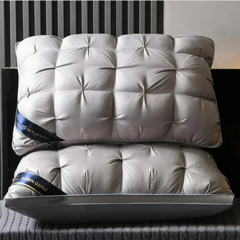 Goose Down and Feather Box Pillow