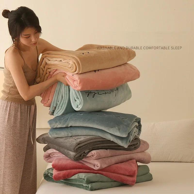 Ultra-Soft Flannel Fleece Throw Blanket