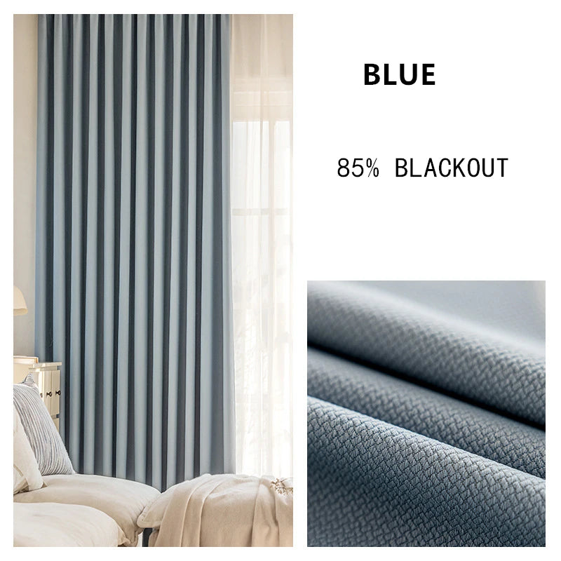 Double-Sided Jacquard Room Darkening Curtain