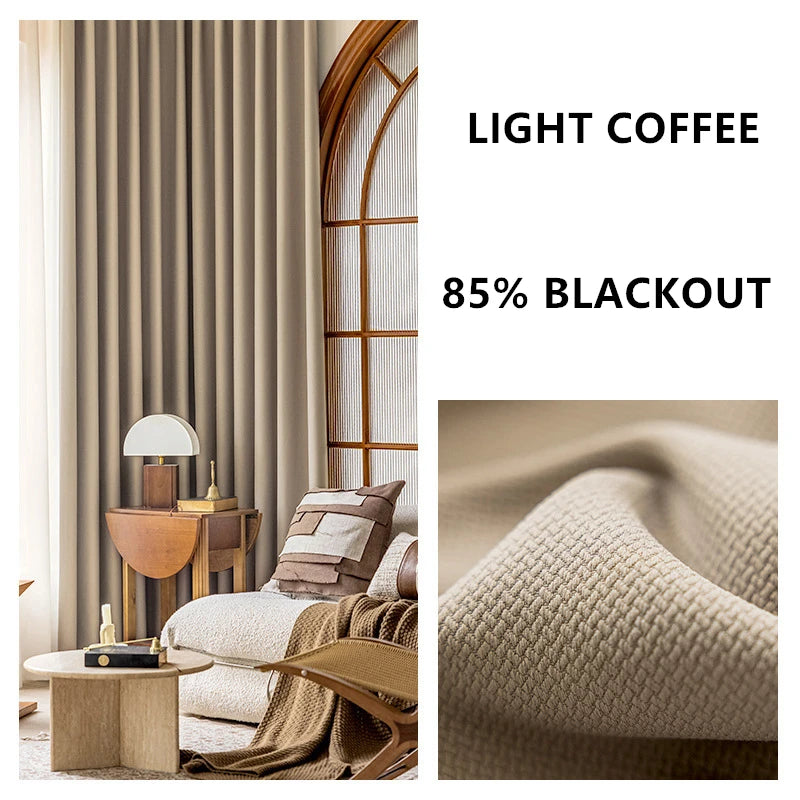 Double-Sided Jacquard Room Darkening Curtain