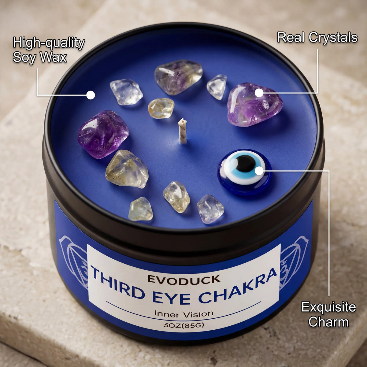 7 Chakra Candle Gift Set