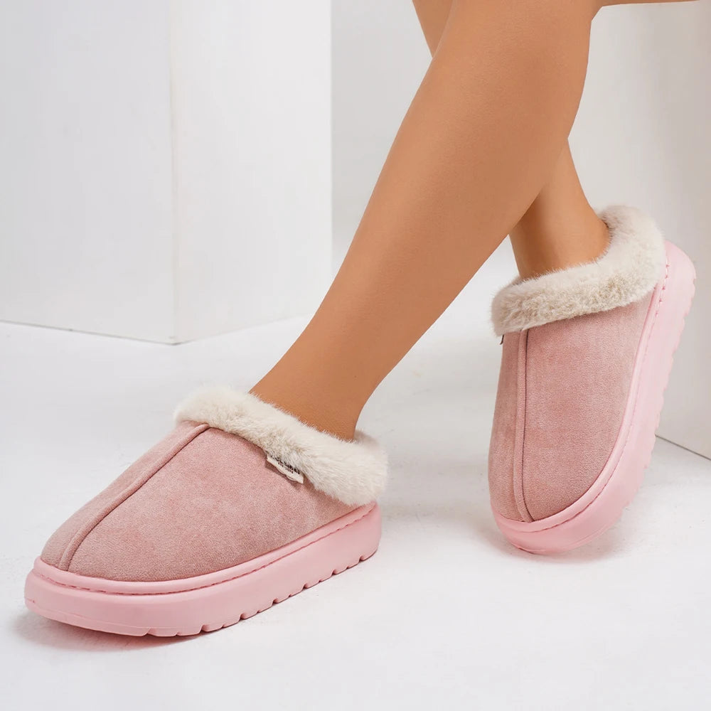 Cloud Platform Plush Slippers