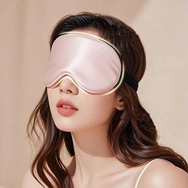 Double Sided Silk Sleep Mask Set with Pouch and Scrunchie