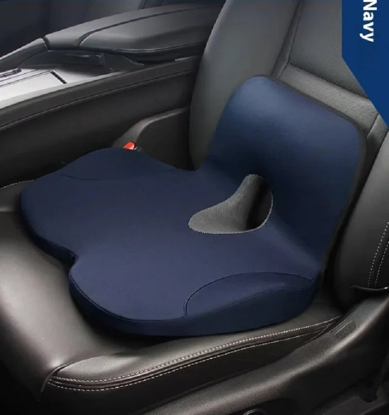 Memory Foam Seat and Lumbar Cushion Set