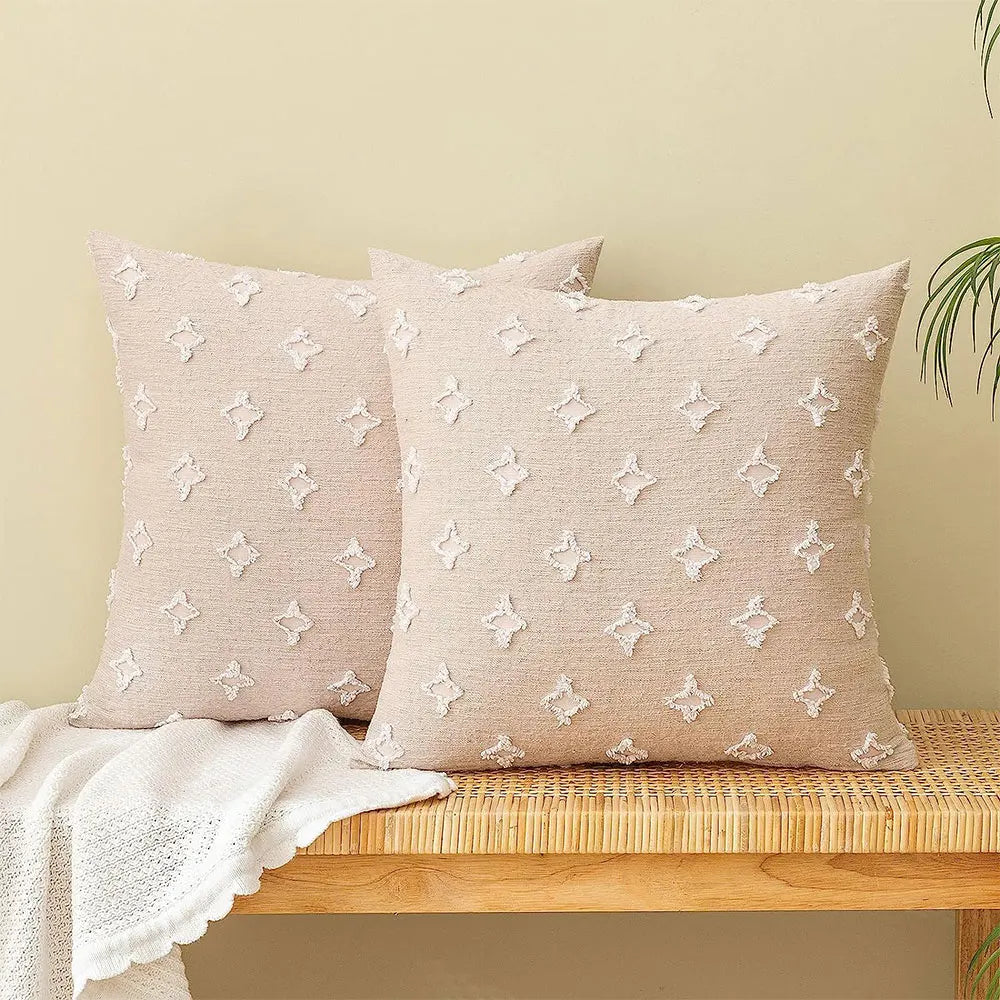 Beige Neutral Cushion Cover