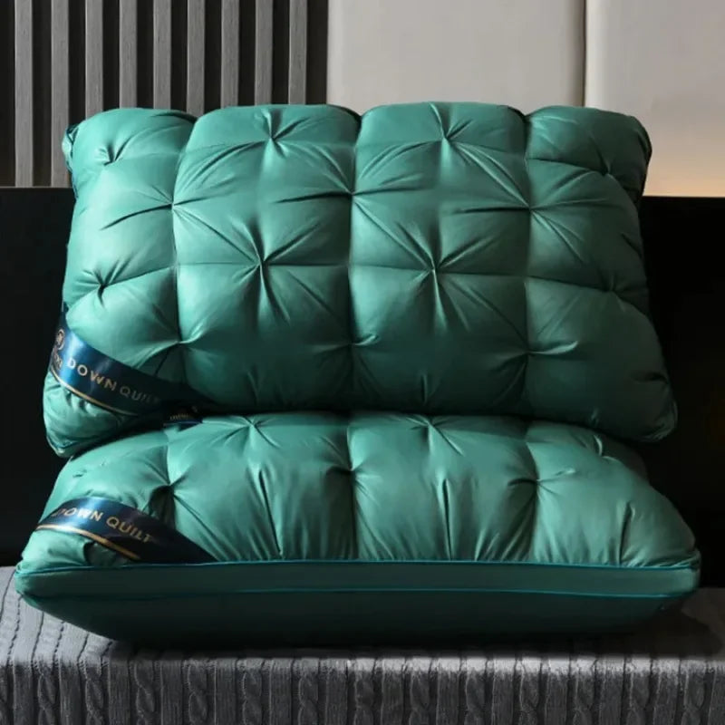 Goose Down and Feather Box Pillow