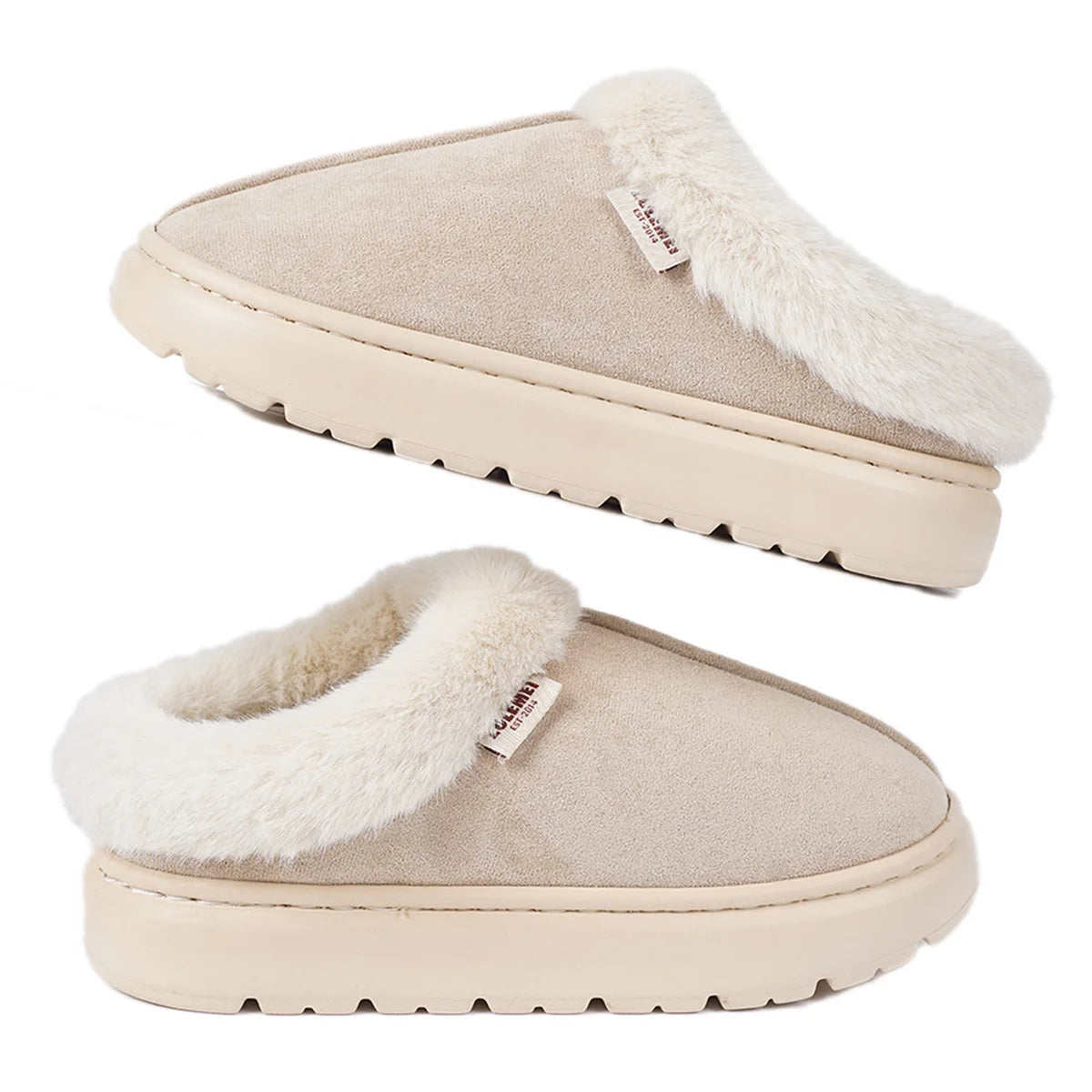 Cloud Platform Plush Slippers