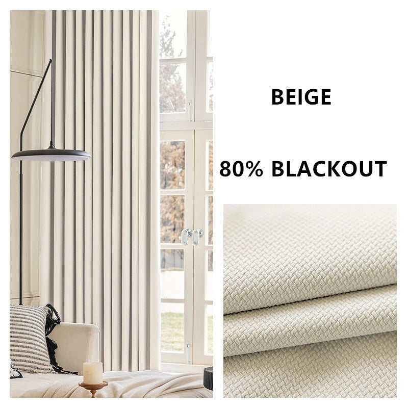 Double-Sided Jacquard Room Darkening Curtain