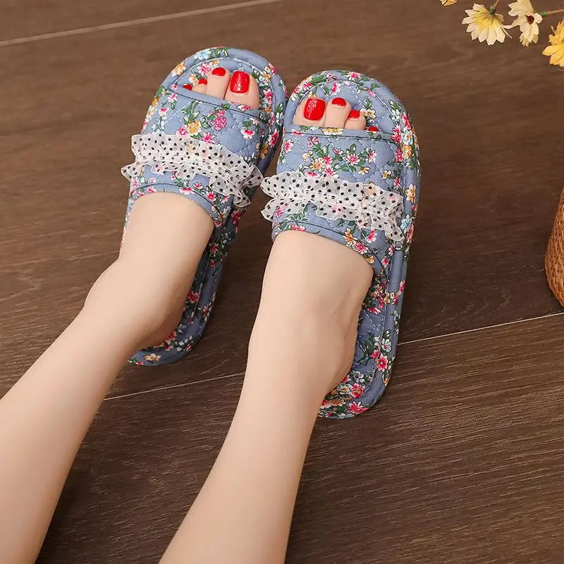 Quiet Step Cotton House Slippers
