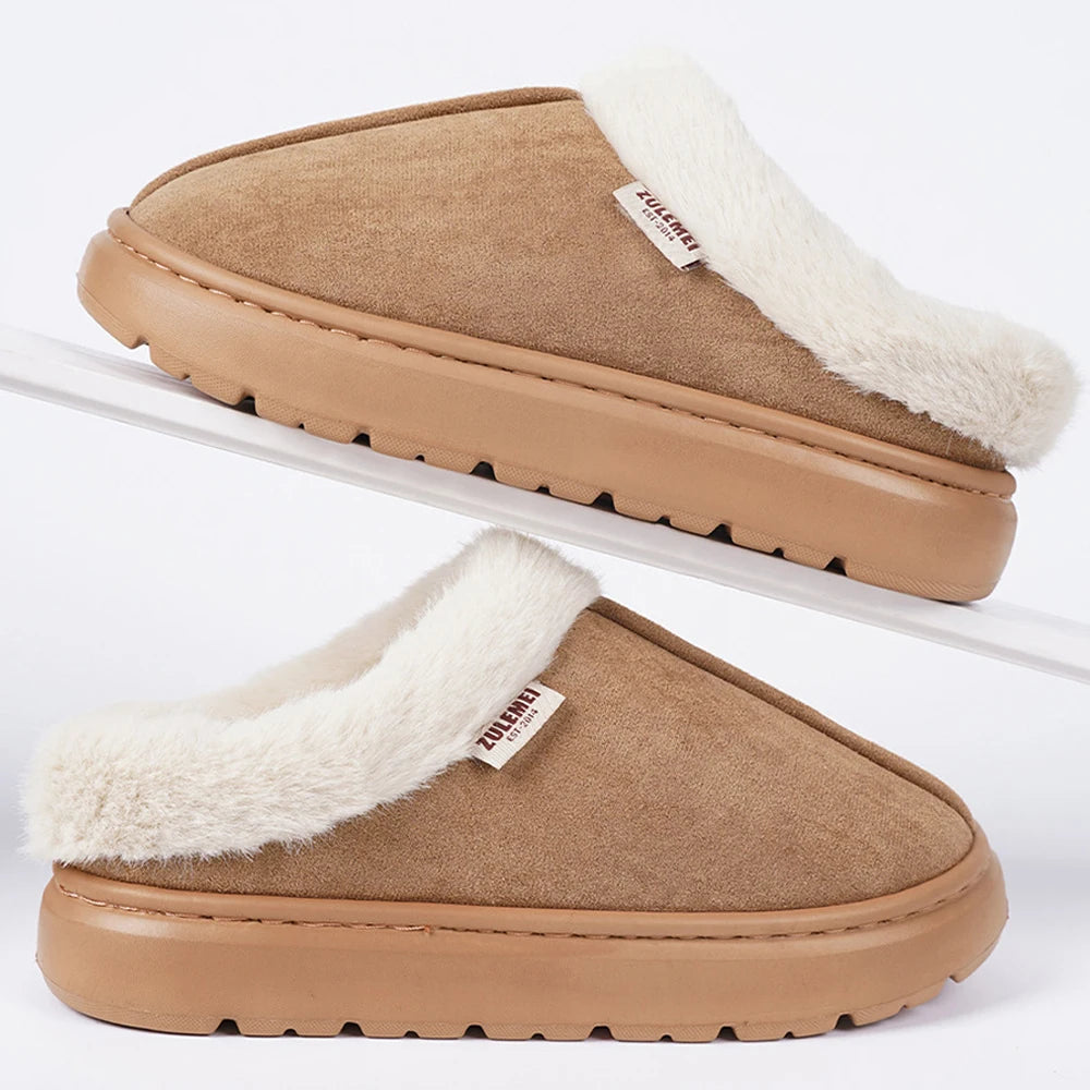 Cloud Platform Plush Slippers