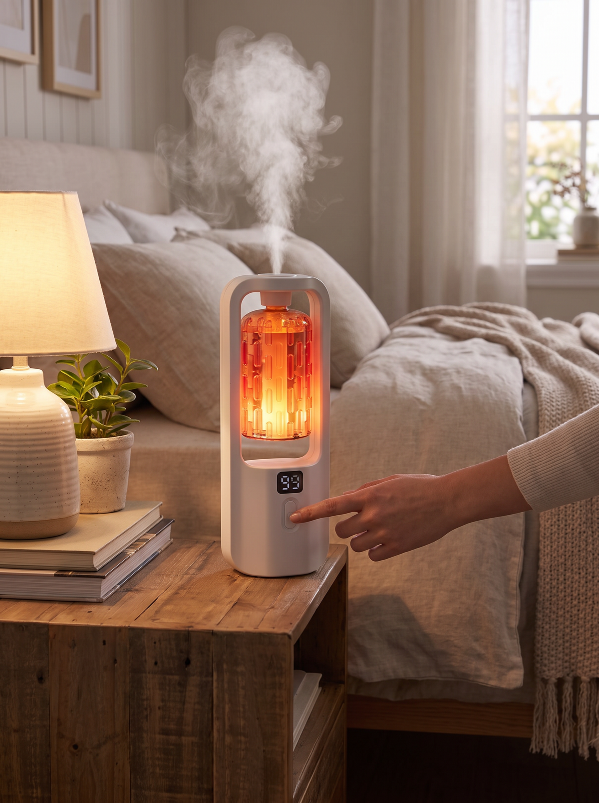 Rechargeable diffuser running between charges