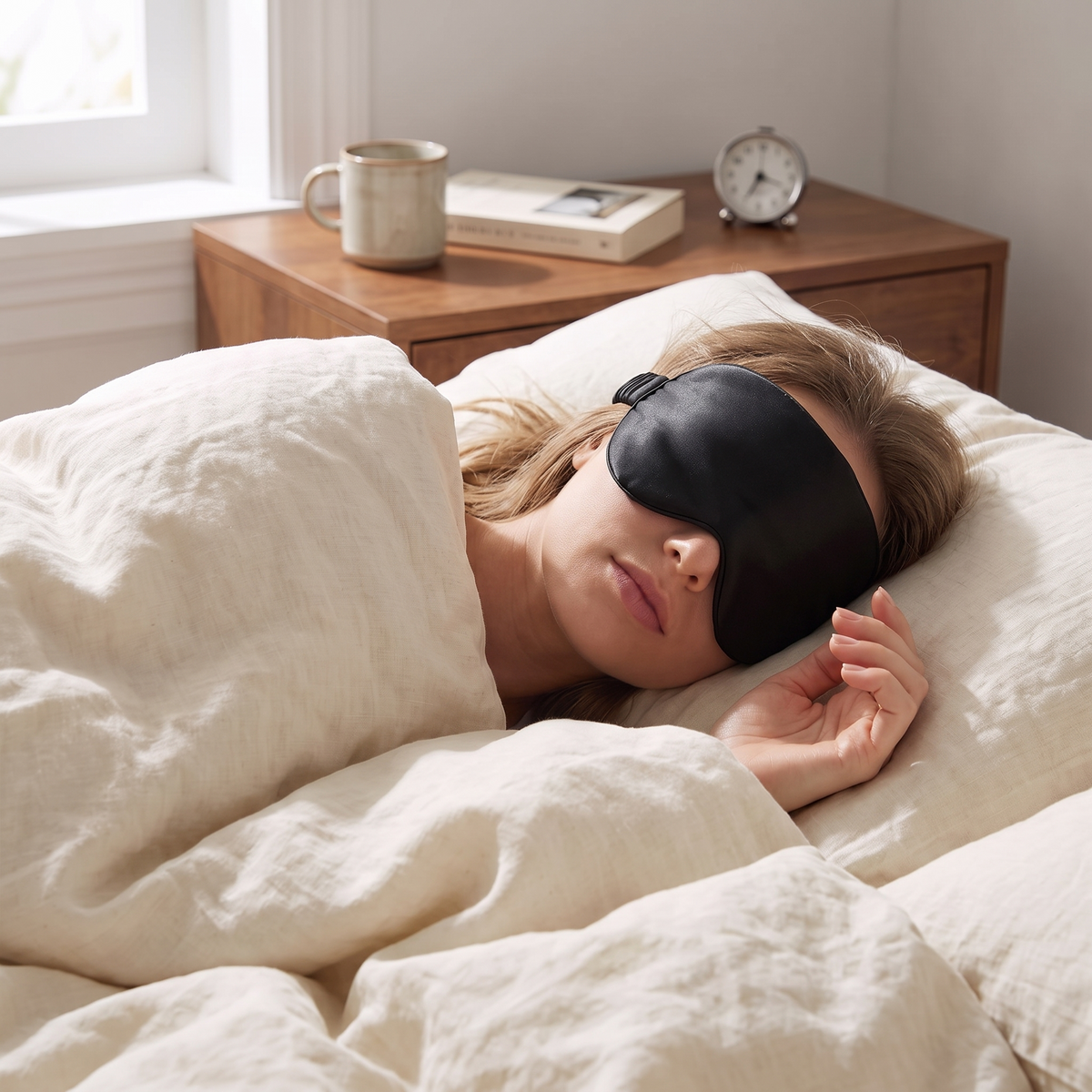 Full-Coverage 3D Silk Sleep Mask